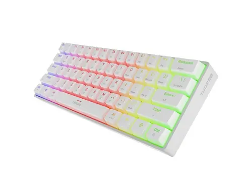 Клавиатура, Genesis Mechanical Gaming Keyboard Thor 660 G2 Wireless RGB Backlight WHITE GATERON RED - image 3