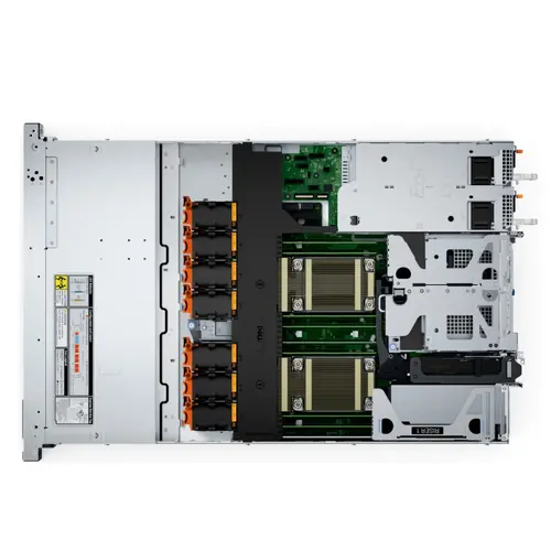 Сървър, Dell PowerEdge R660XS, 10x2.5" (SAS/SATA), 2xIntel Xeon Gold 5416S, 32GB (2x16GB DDR5 RDIMM), 1x 960GB SSD SATA Mix Use 6Gbps 512, ReadyRails A11, Bezel, Broadcom 5720 Quad Port 1GbE BASE-T OCP NIC 3.0, Front PERC H755 FL, iDRAC9 Ent. 16G, 3Y ProSpt - image 2