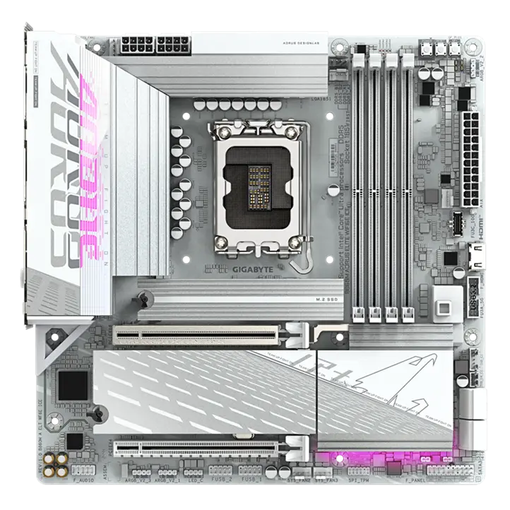 Дънна платка, GIGABYTE GB B860M A ELT WF6E ICE /1851 - image 1