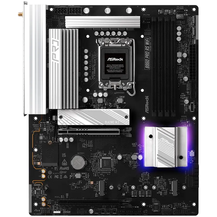 Дънна платка, ASROCK B860 PRO RS WIFI /1851 - image 1