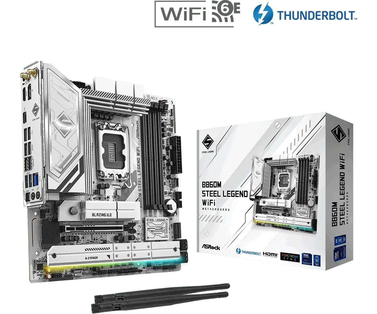 Дънна платка, ASROCK B860M STEEL LEGEND WIFI