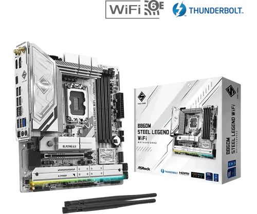 Placă de bază, ASROCK B860M STEEL LEGEND WIFI - 1