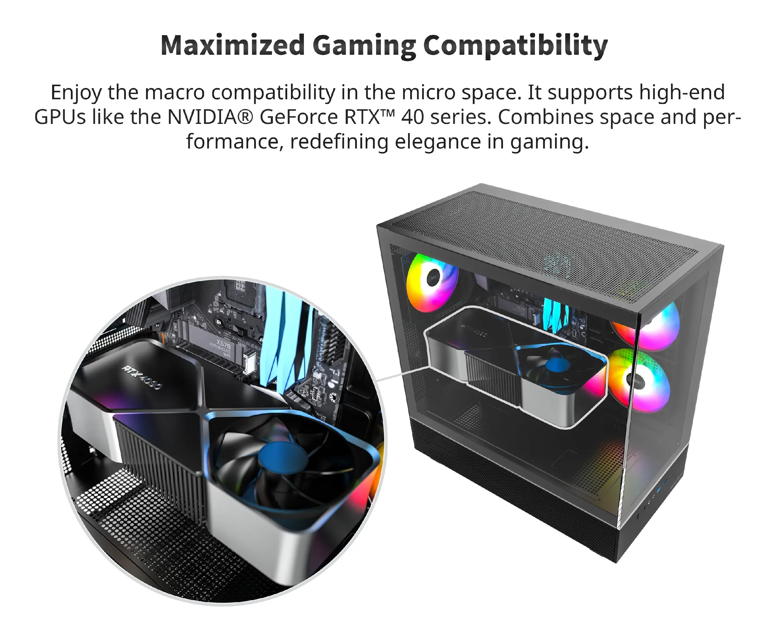 Montech кутия Case ATX - XR (B) - 3 x 120 mm ARGB Fans, USB-C, Black - image 17