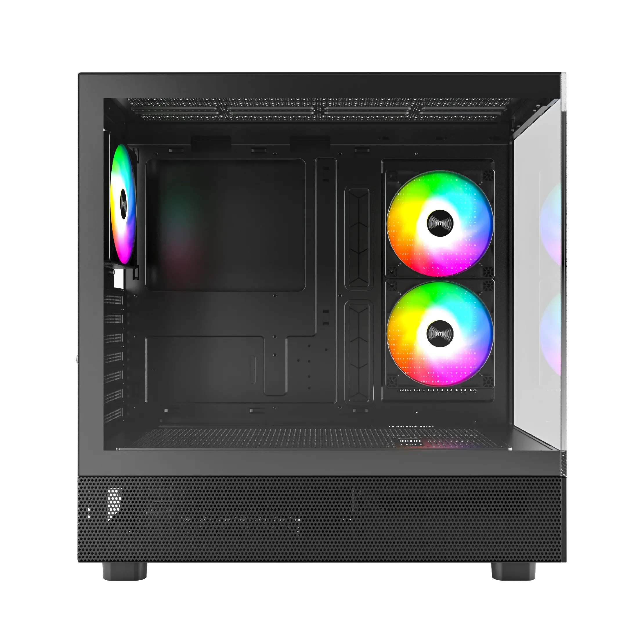 Montech кутия Case ATX - XR (B) - 3 x 120 mm ARGB Fans, USB-C, Black - image 2
