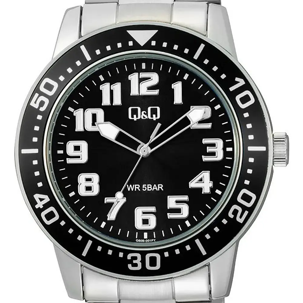 Мъжки аналогов часовник Q&Q - Q60B-001PY - image 1