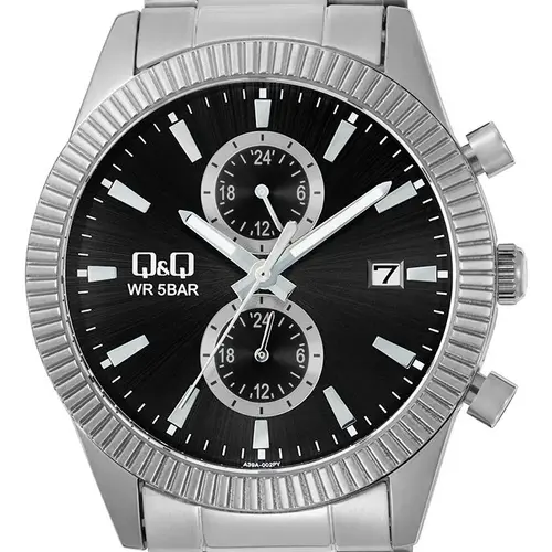 Ανδρικό αναλογικό ρολόι Q&Q Chronograph - A39A-002PY - 2