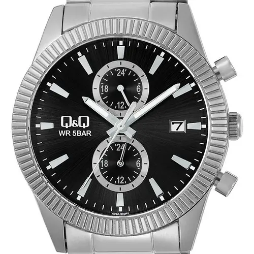 Мъжки аналогов часовник Q&Q Chronograph - A39A-002PY - image 1
