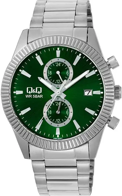 Ανδρικό αναλογικό ρολόι Q&Q Chronograph - A39A-003PY