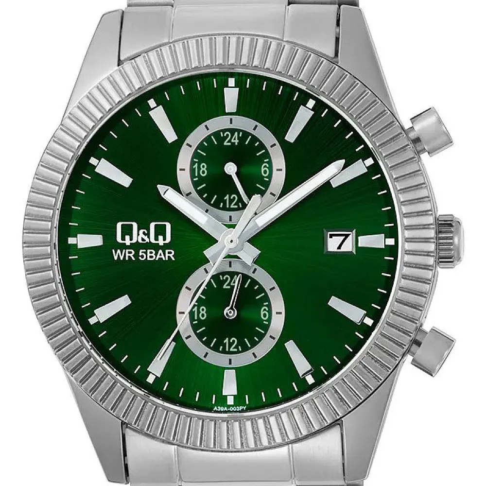 Мъжки аналогов часовник Q&Q Chronograph - A39A-003PY - image 1