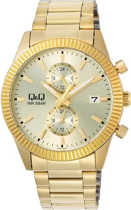 Ανδρικό αναλογικό ρολόι Q&Q Chronograph - A39A-005PY