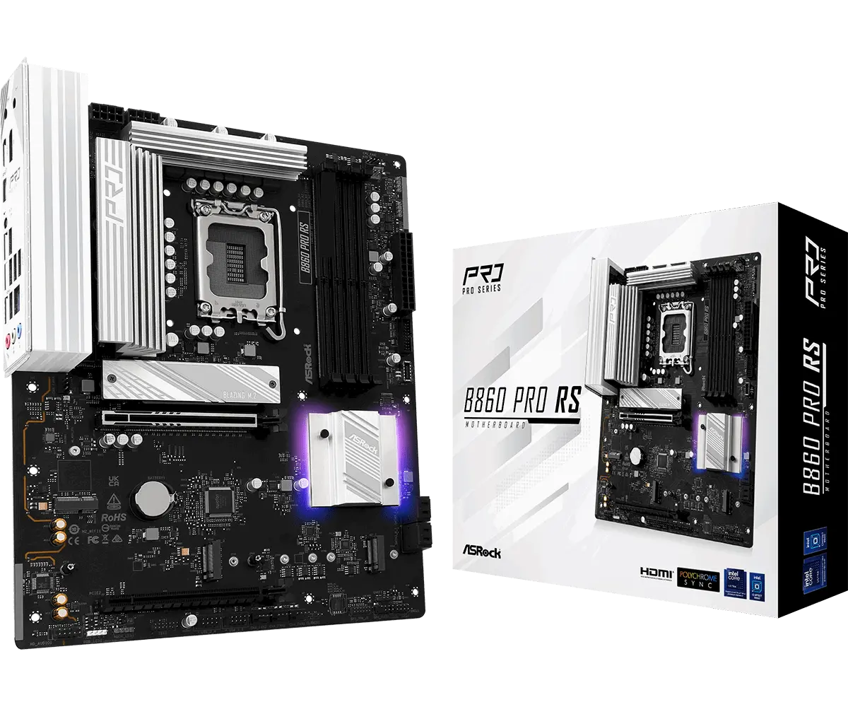 Placă de bază, ASROCK B860 PRO RS /LGA1851