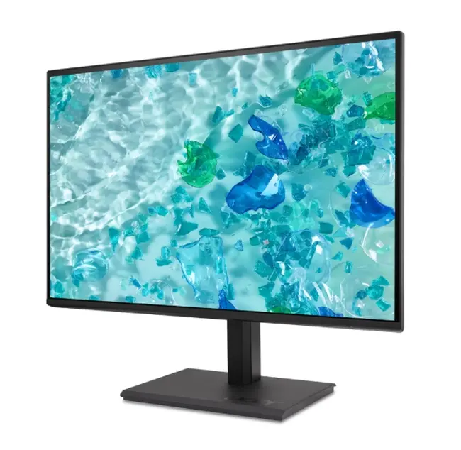Монитор, Acer Vero B247YGbmiprx, 23.8" FHD (1920x1080), IPS, 120Hz, 100M:1, 250nits, 4ms (GTG), 99% sRGB, HDMI, VGA, DP, Audio In/Out, Flicker-Less, BlueLightShield, ZeroFrame, Speakers 2x2W, ERGOstand, TUV, Energy Class C, VESA, Black, 3Y - image 3