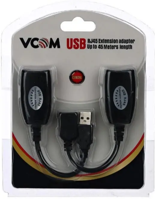 VCom удължител USB Extension over LAN - USB AM / AF - CU824 - image 3