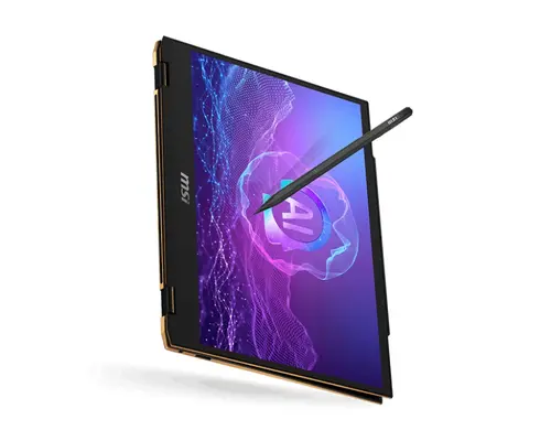 Лаптоп, MSI Summit 13 AI+ Evo A2VMTG, Intel Core Ultra 7 258V (8C/8T, up to 4.8 Ghz, 12MB), 13.3" FHD+ (1920x1200), Touchscreen, 16:10, IPS-Level, 400 nits, Intel Arc 140V GPU, 32GB LPDDR5x-8533, 1TB PCIe GEN4x4 NVMe SSD, FPR, WiFi7, BT5.4, Copilot+ PC, 1.35 kg - image 3