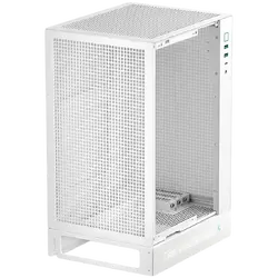 DeepCool CH170 DIGITAL WH, Mini Tower, Mini-ITX, 2xUSB3.0, 1xType-C Gen 2, 1xAudio, Mesh Panel, White, R-CH170-WHNPI0D-G-1
