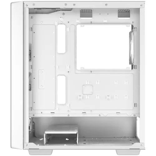 DeepCool CC560 MESH WH V2, Mid Tower, Mini-ITX/Micro-ATX/ATX, 2xUSB3.0, 1xAudio, 4x120mm Pre-Installed ARGB Fans, Tempered Glass, Mesh Panel, White, R-CC560-WHAMA4-G-2 - image 3