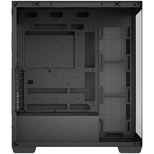 DeepCool CG580, Mid Tower, Mini-ITX/Micro-ATX/ATX, Rear Connector support, 2xUSB3.0, 1xAudio, Tempered Glass, Mesh Panel, Black, R-CG580-BKNDA0-G-1 - image 1