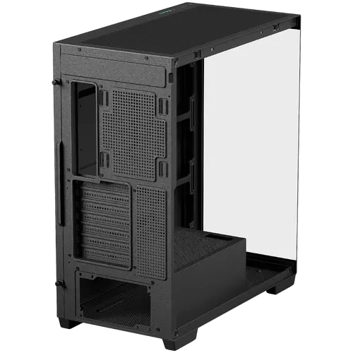 DeepCool CG580, Mid Tower, Mini-ITX/Micro-ATX/ATX, Rear Connector support, 2xUSB3.0, 1xAudio, Tempered Glass, Mesh Panel, Black, R-CG580-BKNDA0-G-1 - image 3