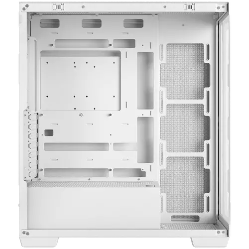 DeepCool CG580 WH, Mid Tower, Mini-ITX/Micro-ATX/ATX, Rear Connector support, 2xUSB3.0, 1xAudio, Tempered Glass, Mesh Panel, White, R-CG580-WHNDA0-G-1 - image 1