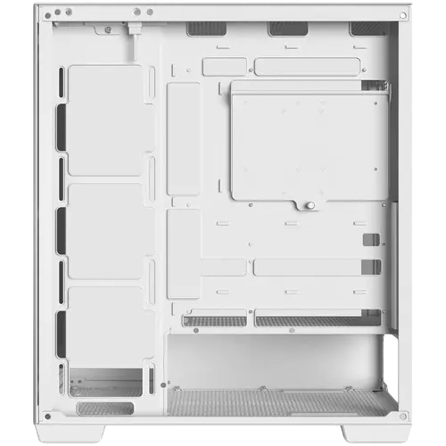 DeepCool CG580 WH, Mid Tower, Mini-ITX/Micro-ATX/ATX, Rear Connector support, 2xUSB3.0, 1xAudio, Tempered Glass, Mesh Panel, White, R-CG580-WHNDA0-G-1 - image 2