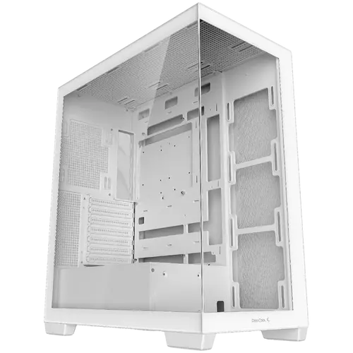 DeepCool CG580 WH, Mid Tower, Mini-ITX/Micro-ATX/ATX, Rear Connector support, 2xUSB3.0, 1xAudio, Tempered Glass, Mesh Panel, White, R-CG580-WHNDA0-G-1