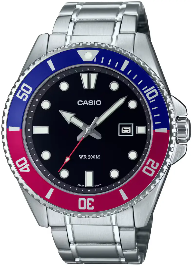 Ανδρικό αναλογικό ρολόι Casio Diving - MDV-107D-1A3VDF