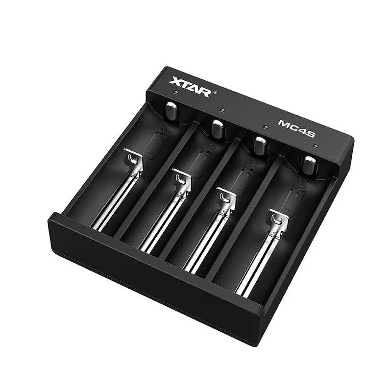 Φορτιστής XTAR MC4S, USB Type-C, Universal Charger, LiIon & NIMH, 18650, CR123, AA, AAA