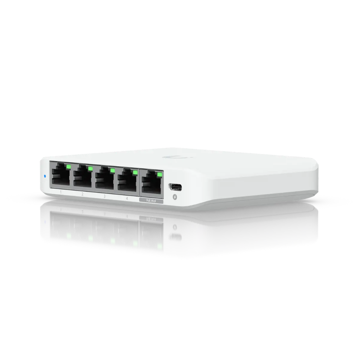 Switch Ubiquiti USW-Flex-2.5G-5, 5x 2.5G, intrare PoE+, alimentare USB-C