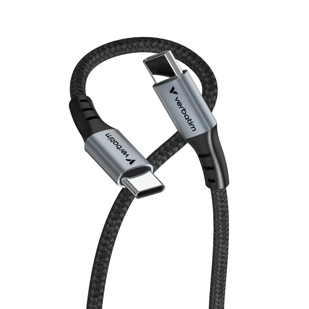 Кабел, Verbatim Sync & Charge USB-C to USB-C 100W 120 cm - image 1