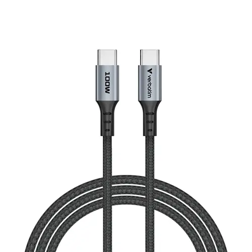 Cablu, Verbatim Sync & Charge USB-C la USB-C 100W 120 cm - 1