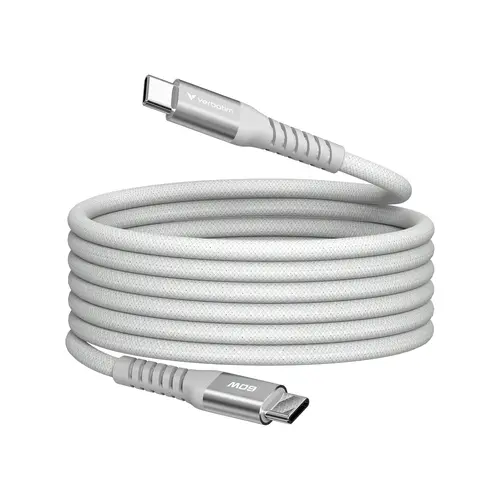 Καλώδιο, Verbatim Sync & Charge USB-C σε USB-C 60W Magnetic 120 cm - Γκρι - 1