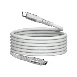 Кабел, Verbatim Sync & Charge USB-C to USB-C 60W Magnetic 120 cm - Grey