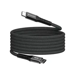 Кабел, Verbatim Sync & Charge USB-C to USB-C 60W Magnetic 120 cm - Black