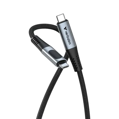 Кабел, Verbatim Sync & Charge USB-C to USB-C 100W Display 120 cm - image 1