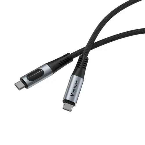 Кабел, Verbatim Sync & Charge USB-C to USB-C 100W Display 120 cm - image 2