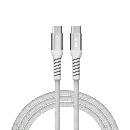 Кабел, Verbatim Sync & Charge USB-C to USB-C 100W Magnetic 120 cm - Grey - image 1
