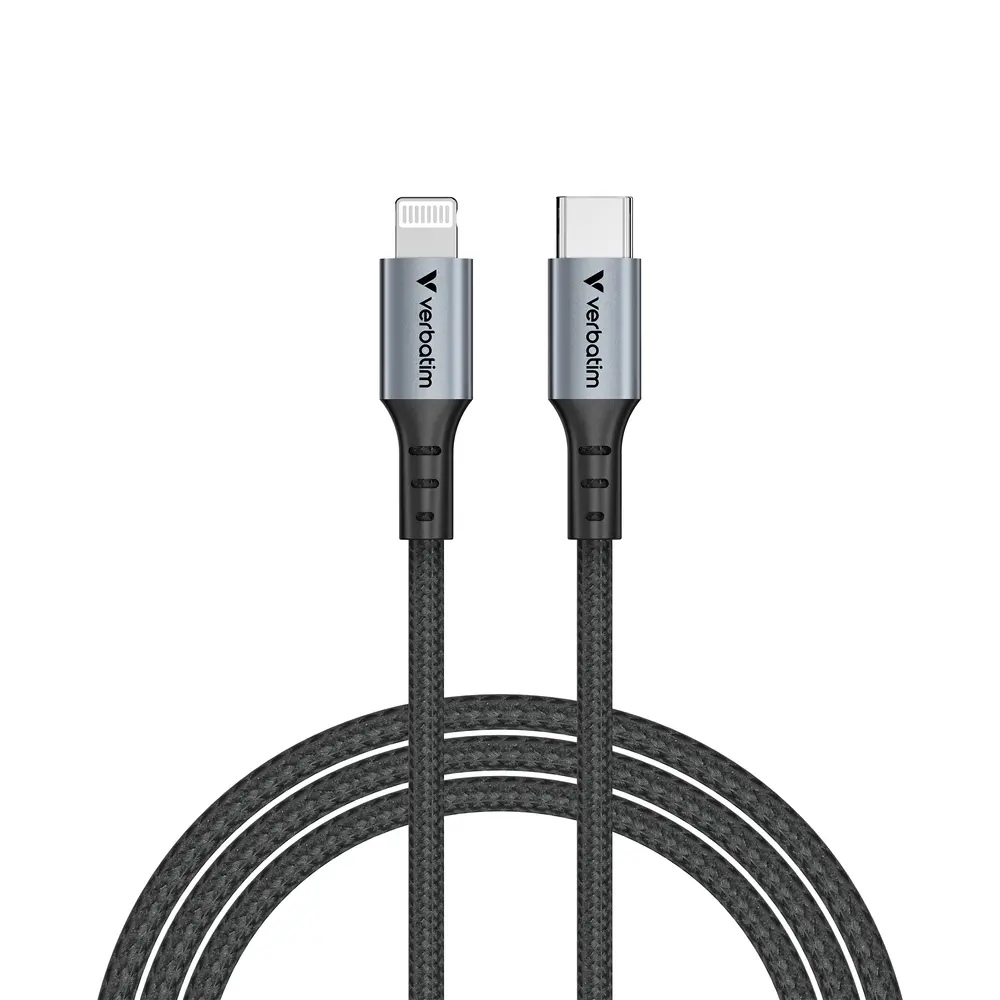 Кабел, Verbatim Sync & Charge USB-C to Lightning 120 cm
