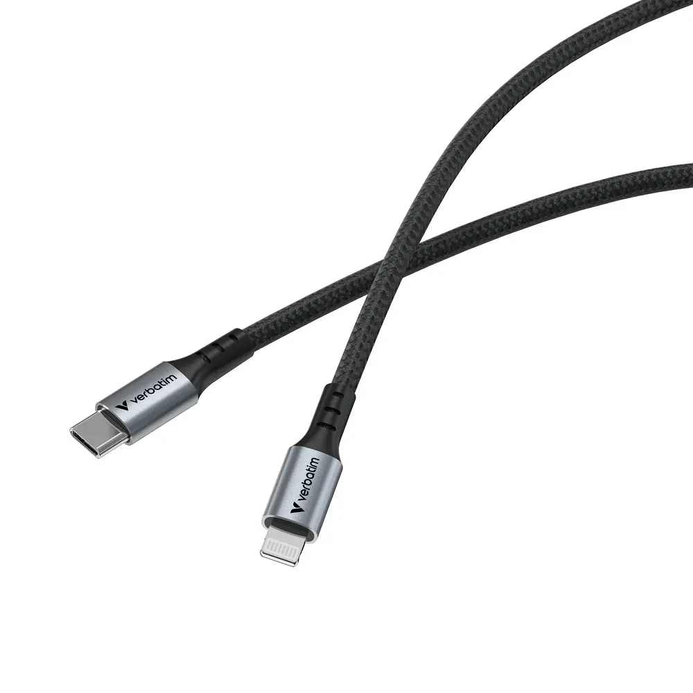 Кабел, Verbatim Sync & Charge USB-C to Lightning 120 cm - image 2