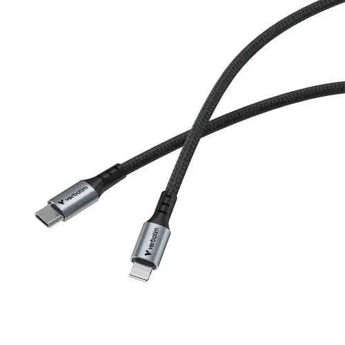Кабел, Verbatim Sync & Charge USB-C to Lightning 120 cm - image 2