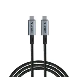 Кабел, Verbatim Sync & Charge USB-C to USB-C 240W 40 Gbps 120 cm