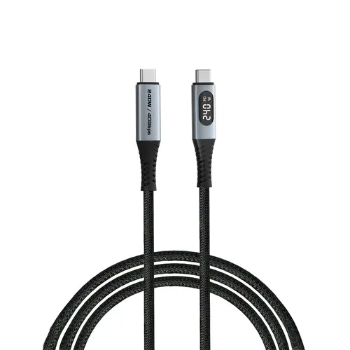 Кабел, Verbatim Sync & Charge USB-C to USB-C 240W 40 Gbps Display 120 cm