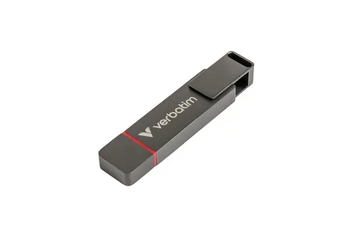 Твърд диск, Verbatim Dual QuickStick USB-C & USB-A USB 3.2 Gen 1 256GB