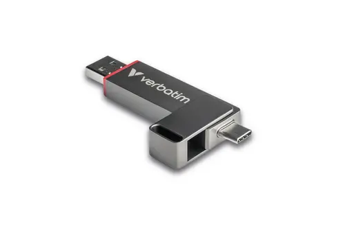 Твърд диск, Verbatim Dual QuickStick USB-C & USB-A USB 3.2 Gen 1 1TB - image 2