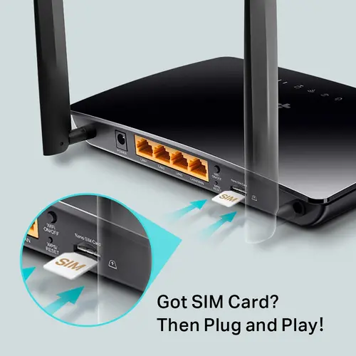 Безжичен рутер TP-LINK Archer MR400, AC1200, 4G Cat4 50/150M, 4 FE ports, SIM - image 3