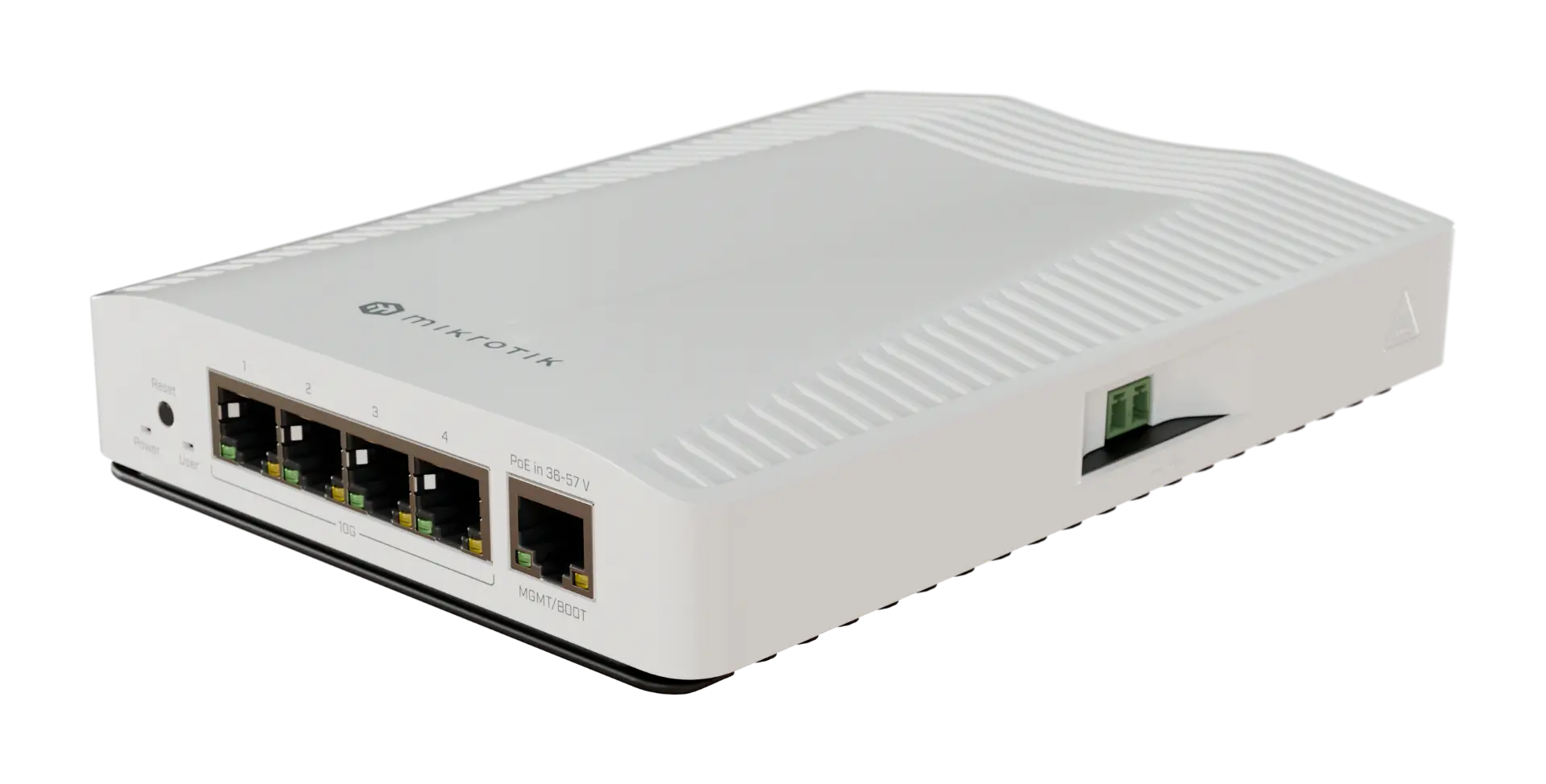 Switch MikroTik CRS304-4XG-IN, 1200MHz, 512MB, 1xGE POE IN, 4x10G, DIN rail - image 6