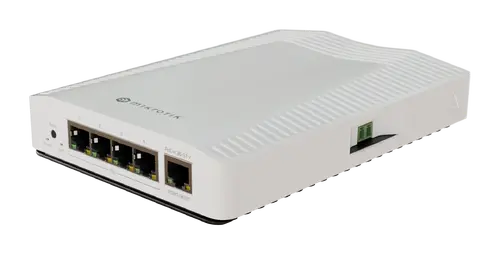Switch MikroTik CRS304-4XG-IN, 1200MHz, 512MB, 1xGE POE IN, 4x10G, DIN rail - 7