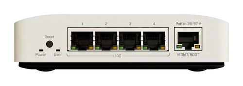 Комутатор MikroTik CRS304-4XG-IN, 1200MHz, 512MB, 1xGE POE IN, 4x10G,DIN rail