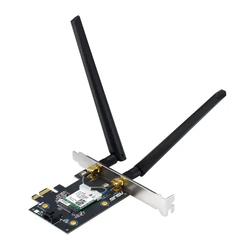 Адаптер, Asus PCI-E Adapter, PCE-BE6500, BE6500, Tri-Band, Bluetooth 5.4, WPA3, 4096-QAM, OFDMA, MU-MIMO, MLO - image 3