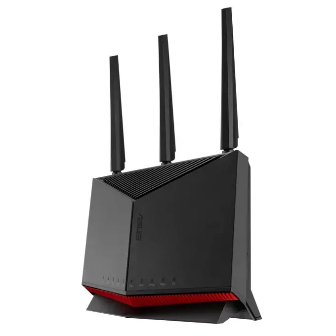 Рутер, Asus Gaming Wireless Router, RT-BE86U, BE6800, Dual-Band, Quad-Core 2.6GHz CPU, 256MB/1GB Flash/RAM, 4K-QAM, MLO, 10G port, 2.5G quad-port, AiProtection Pro, Adaptive QoS, VPN Fusion, Instant Guard, IPTV, OFDMA, MU-MIMO, UTF-8 SSID, AiMesh, Black - image 2