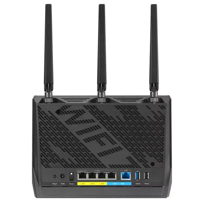Рутер, Asus Gaming Wireless Router, RT-BE86U, BE6800, Dual-Band, Quad-Core 2.6GHz CPU, 256MB/1GB Flash/RAM, 4K-QAM, MLO, 10G port, 2.5G quad-port, AiProtection Pro, Adaptive QoS, VPN Fusion, Instant Guard, IPTV, OFDMA, MU-MIMO, UTF-8 SSID, AiMesh, Black - image 3